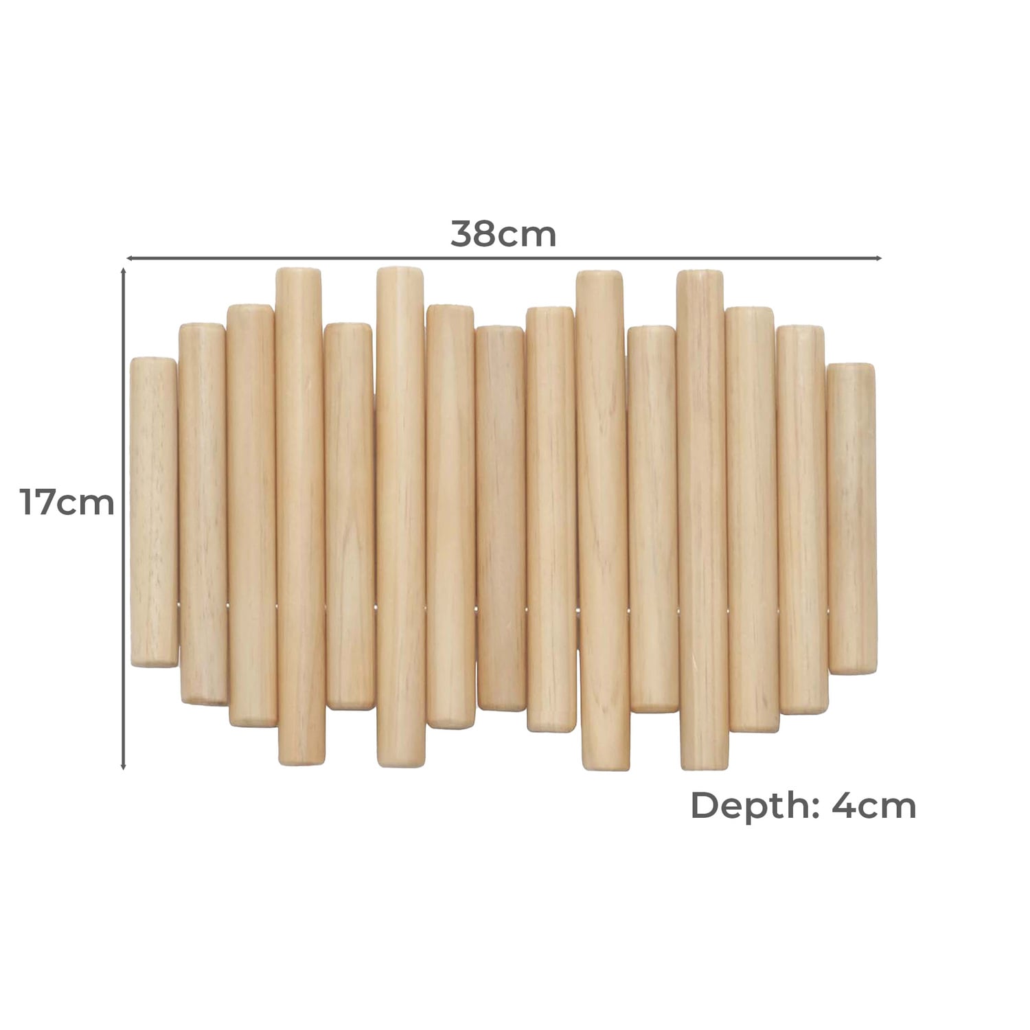 Benedicta Pine Wood Wall Hook