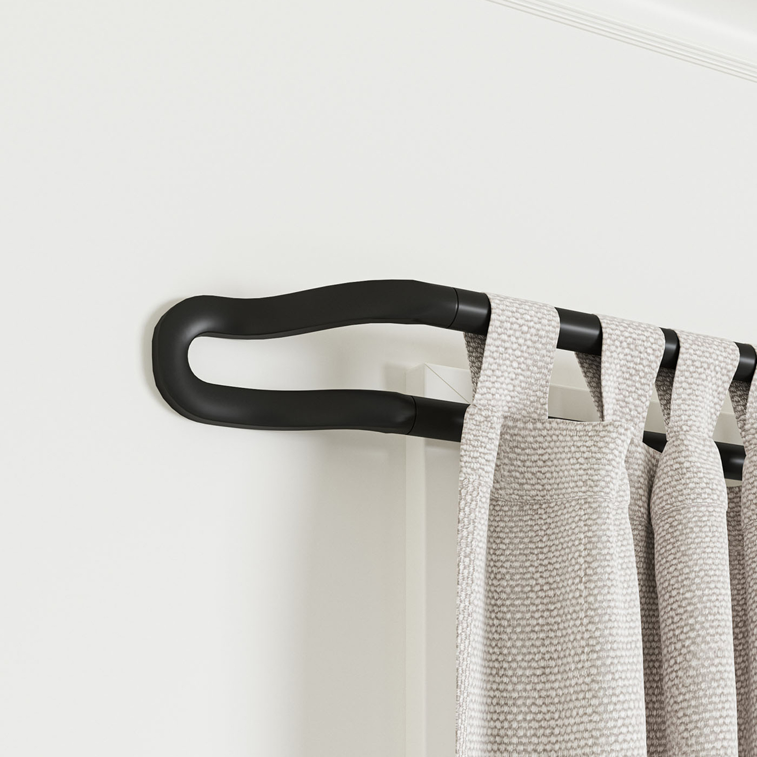 Midnight-Extendable-Double-Curtain-Rod-Set