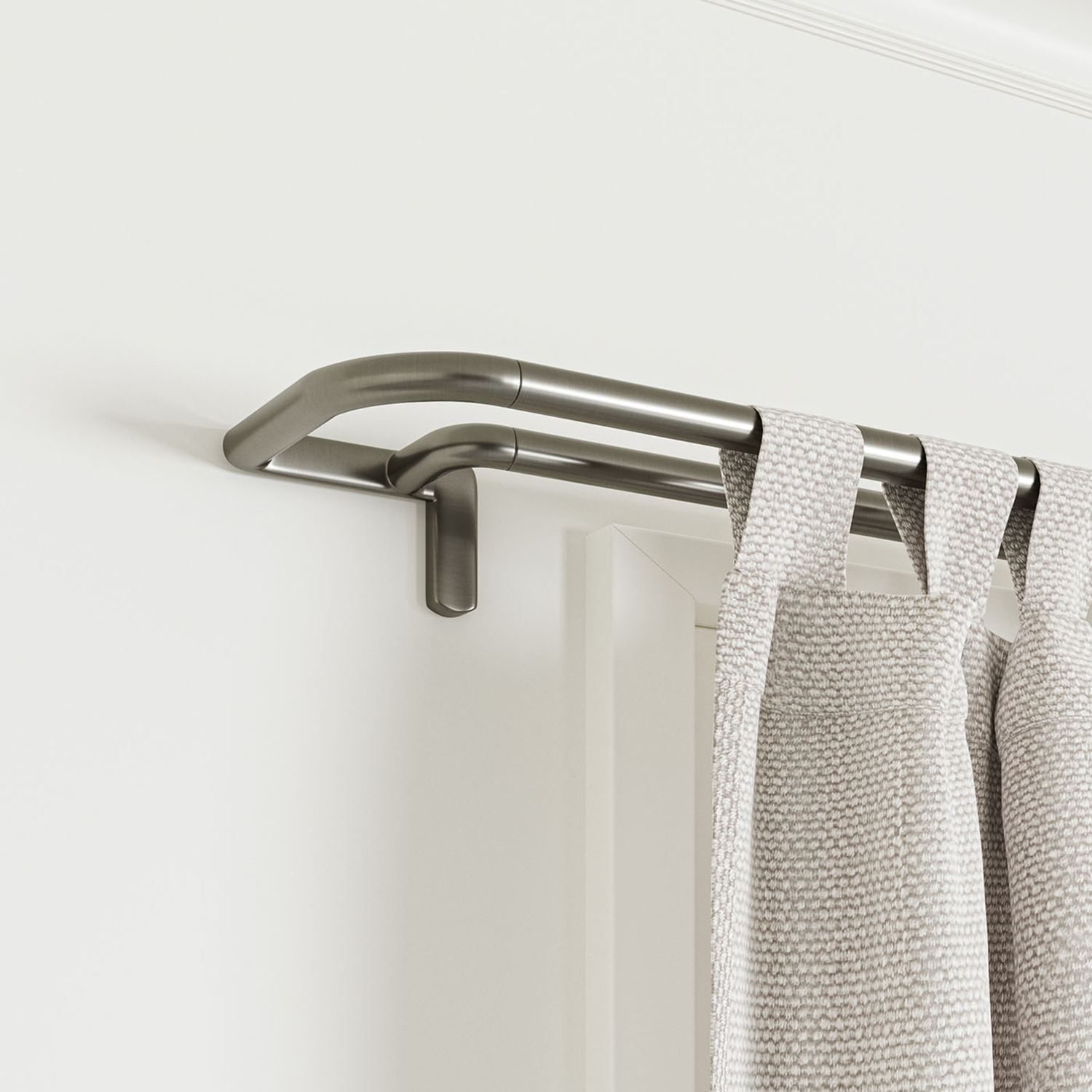 Twilight-366cm-Extendable-Double-Curtain-Rod-Set