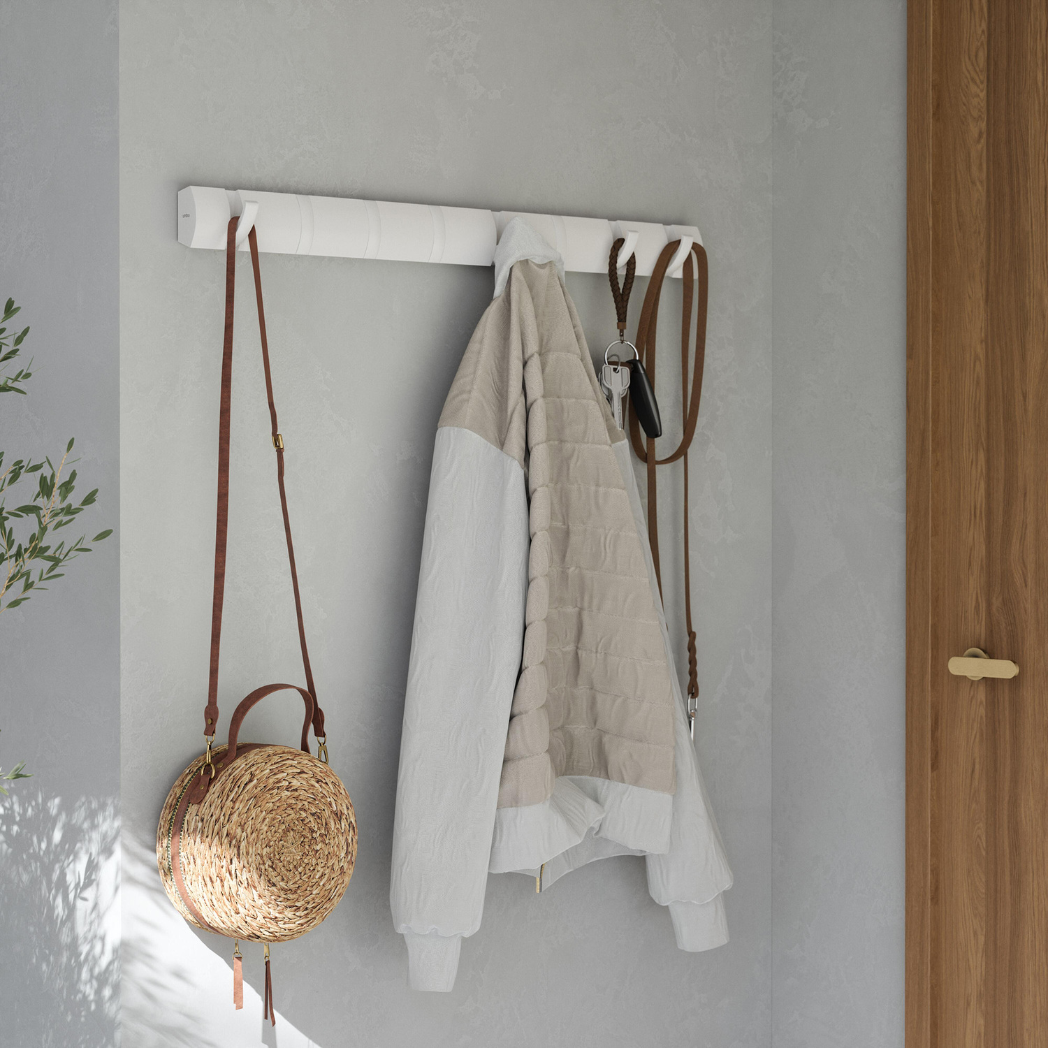 Flip 8 Hook Wall Hanger