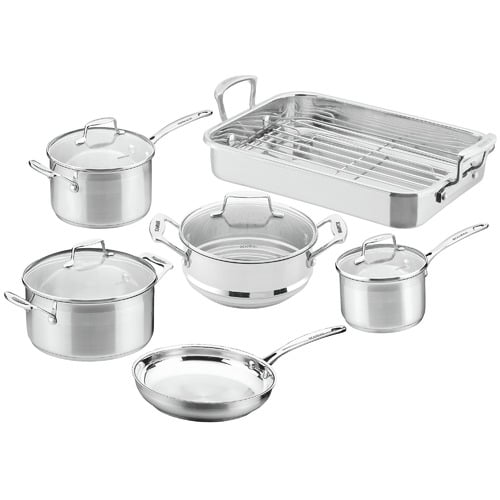 6 Piece Impact Stainless Steel Cookware Set