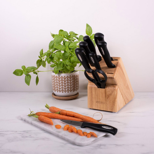 Scanpan 9 Piece Microsharp Knife Block Set Temple & ster