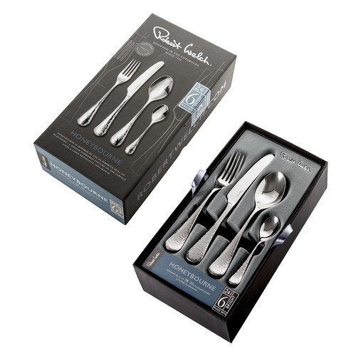 24 Piece Honeybourne Stainless Steel Cutlery Set