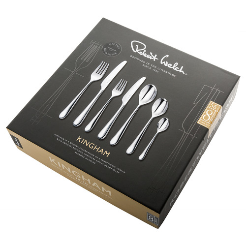 56 Piece Kingham Stainless Steel Cutlery Set