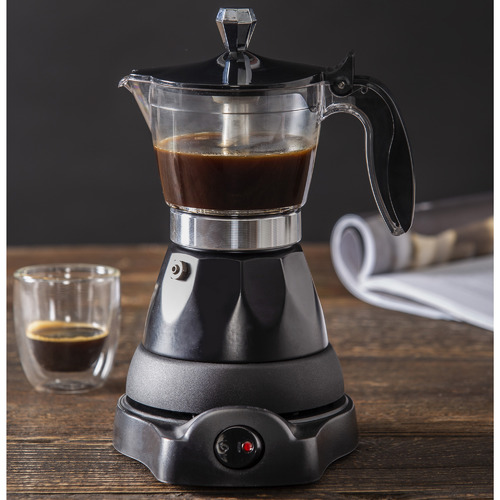 200ml Black Electric Espresso Maker