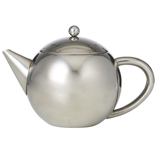 Leaf&Bean 1.2L Stainless Steel Teapot with Infuser Temple & ster