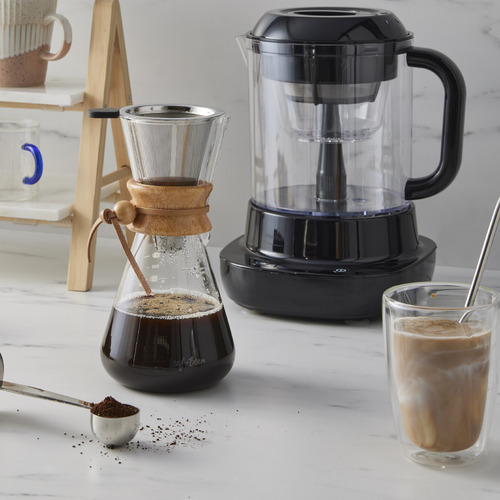 600ml Glass Coffee Pot with Filter Temple & ster