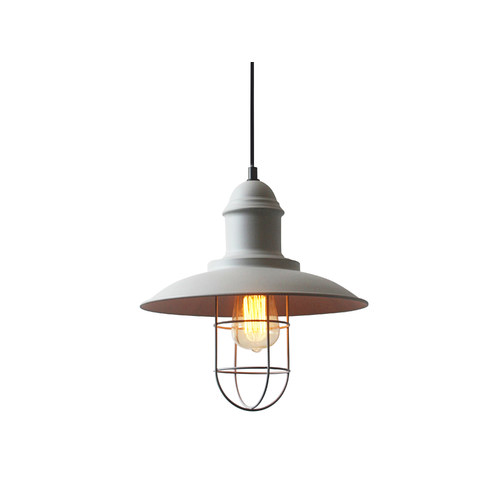 Garage Cage Iron Pendant Lamp Temple &amp; Webster