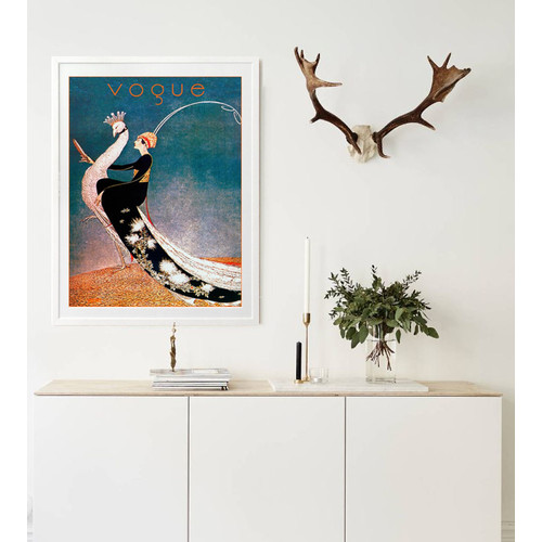 Arthouse Collective Vogue Ride The Peacock Canvas Wall Art Reviews Temple Webster
