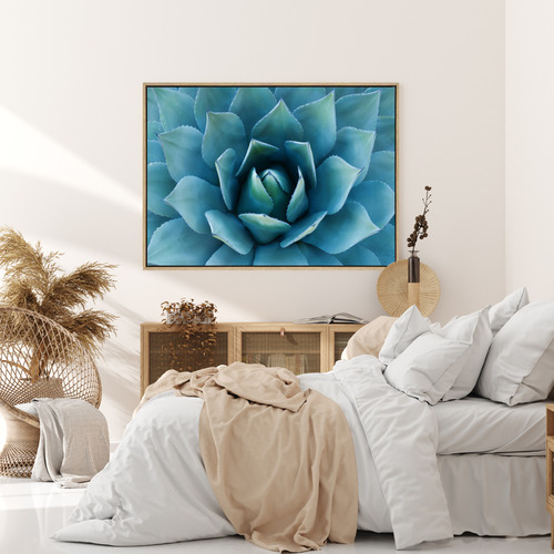 Bloom Of Love Drop Shadow Framed Canvas Wall Art