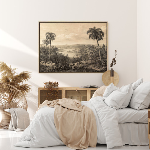 Jungle Book Drop Shadow Framed Canvas Wall Art