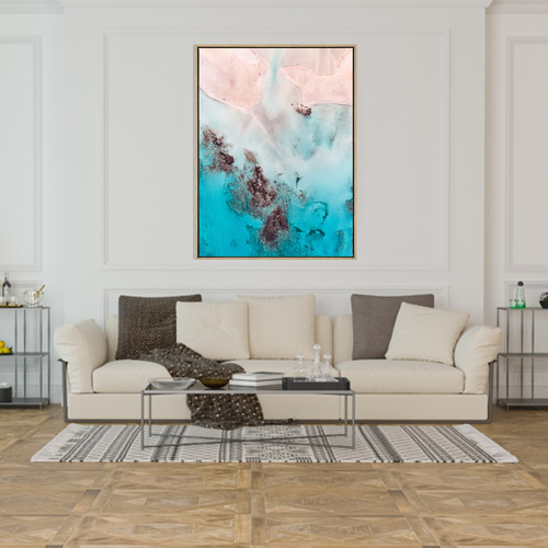 Natural Bliss Drop Shadow Framed Canvas Wall Art