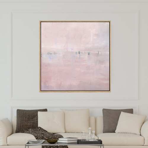 Summer in Rockhaven Drop Shadow Framed Canvas Wall Art