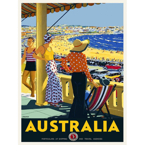 Vintage Bondi Canvas Wall Art