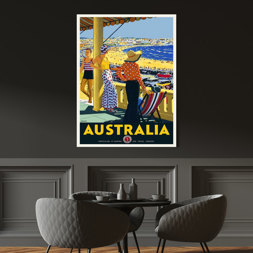 Vintage Bondi Canvas Wall Art