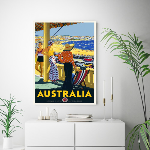 Vintage Bondi Canvas Wall Art