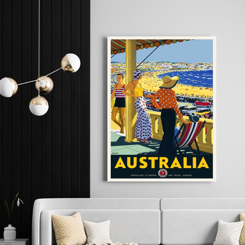 Vintage Bondi Canvas Wall Art