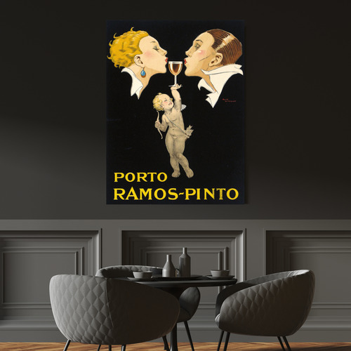 Vintage Ramos Pinto Porto Canvas Wall Art