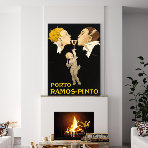 Vintage Ramos Pinto Porto Canvas Wall Art