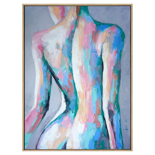 Well Slept Shadow Framed Canvas Wall Art