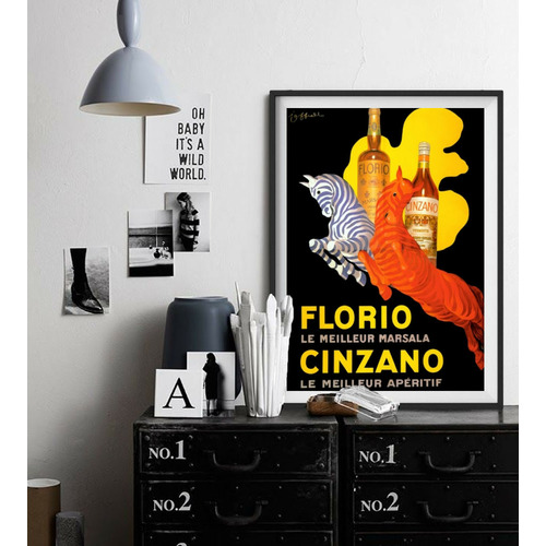 Florio Cinzano Vintage Canvas Wall Art