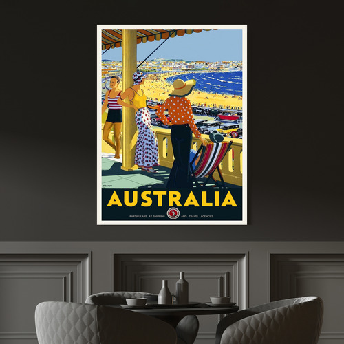Vintage Bondi Canvas Wall Art