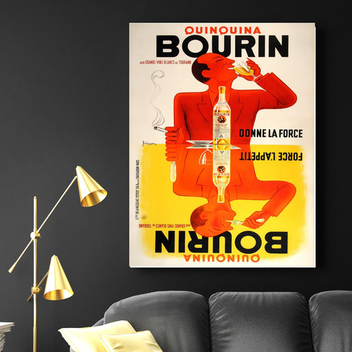 Bourin Vintage Canvas Wall Art