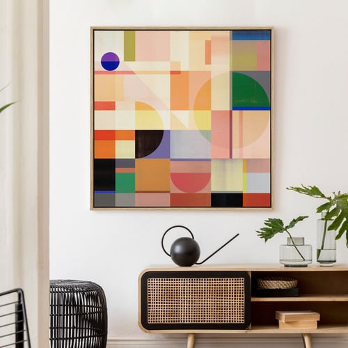 Childs Play Drop Shadow Framed Canvas Wall Art