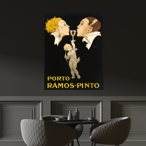 Vintage Ramos Pinto Porto Canvas Wall Art