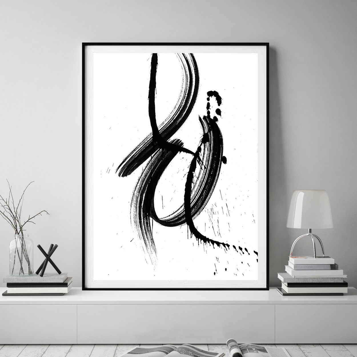 Black & White Dreams 2 Printed Wall Art