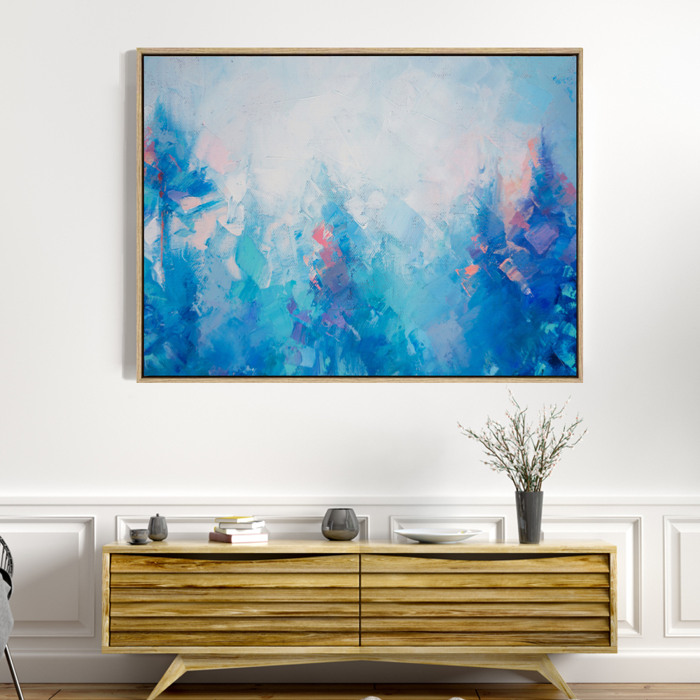 Winter Forest Canvas Wall Art