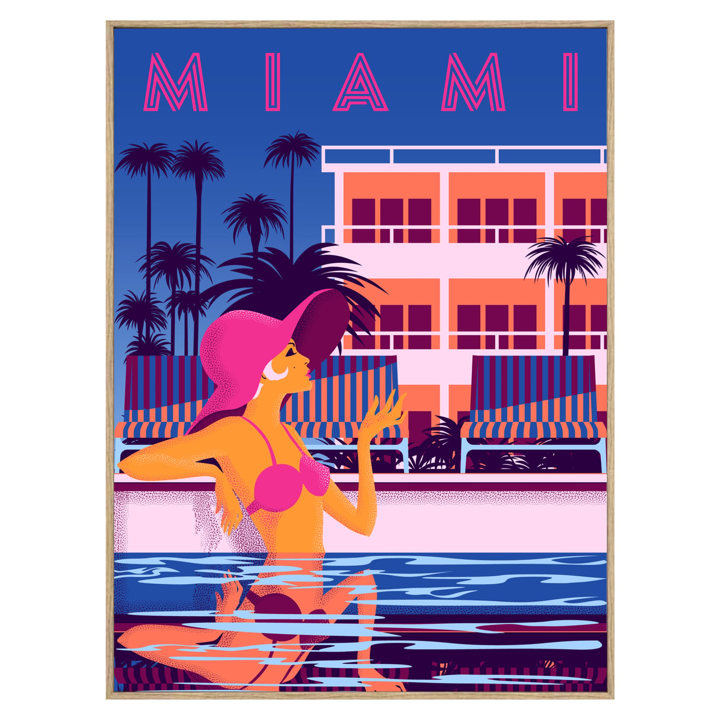 Miami Nights Wall Art