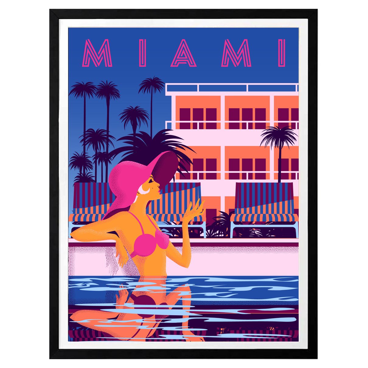 Miami Nights Wall Art