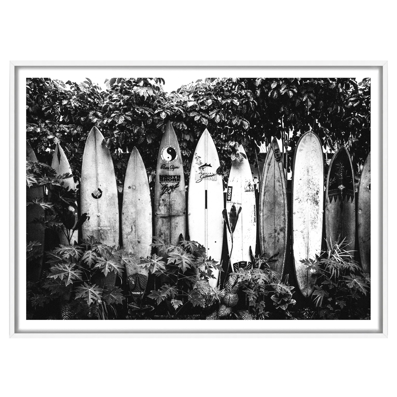 90's Quiver Framed Paper Print Wall Art
