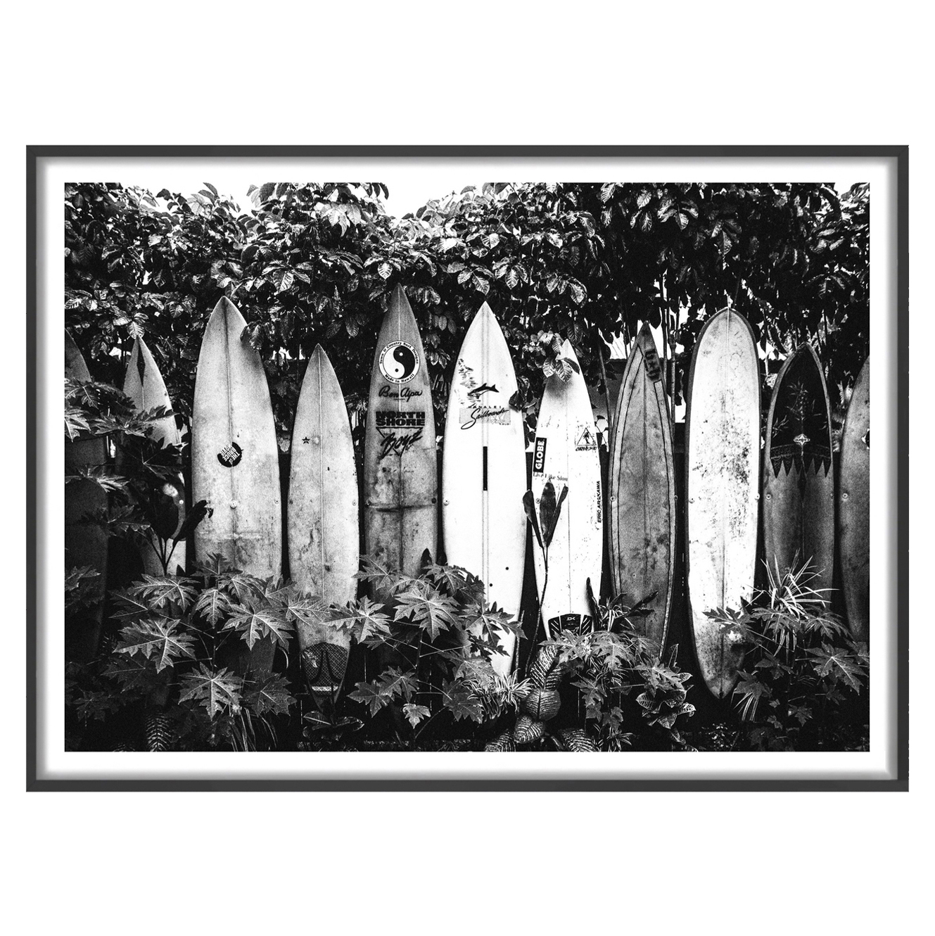 90's Quiver Framed Paper Print Wall Art