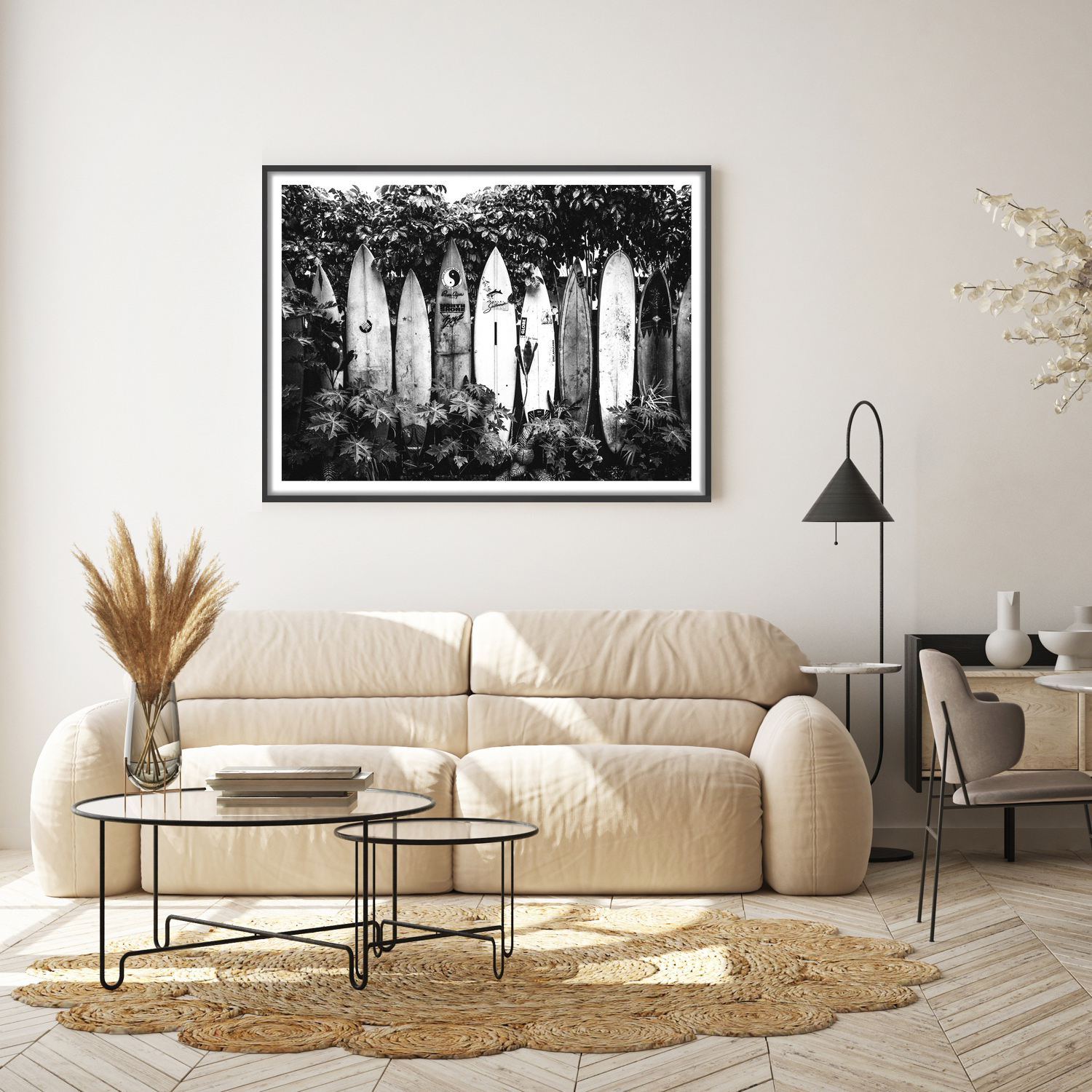 90's Quiver Framed Paper Print Wall Art