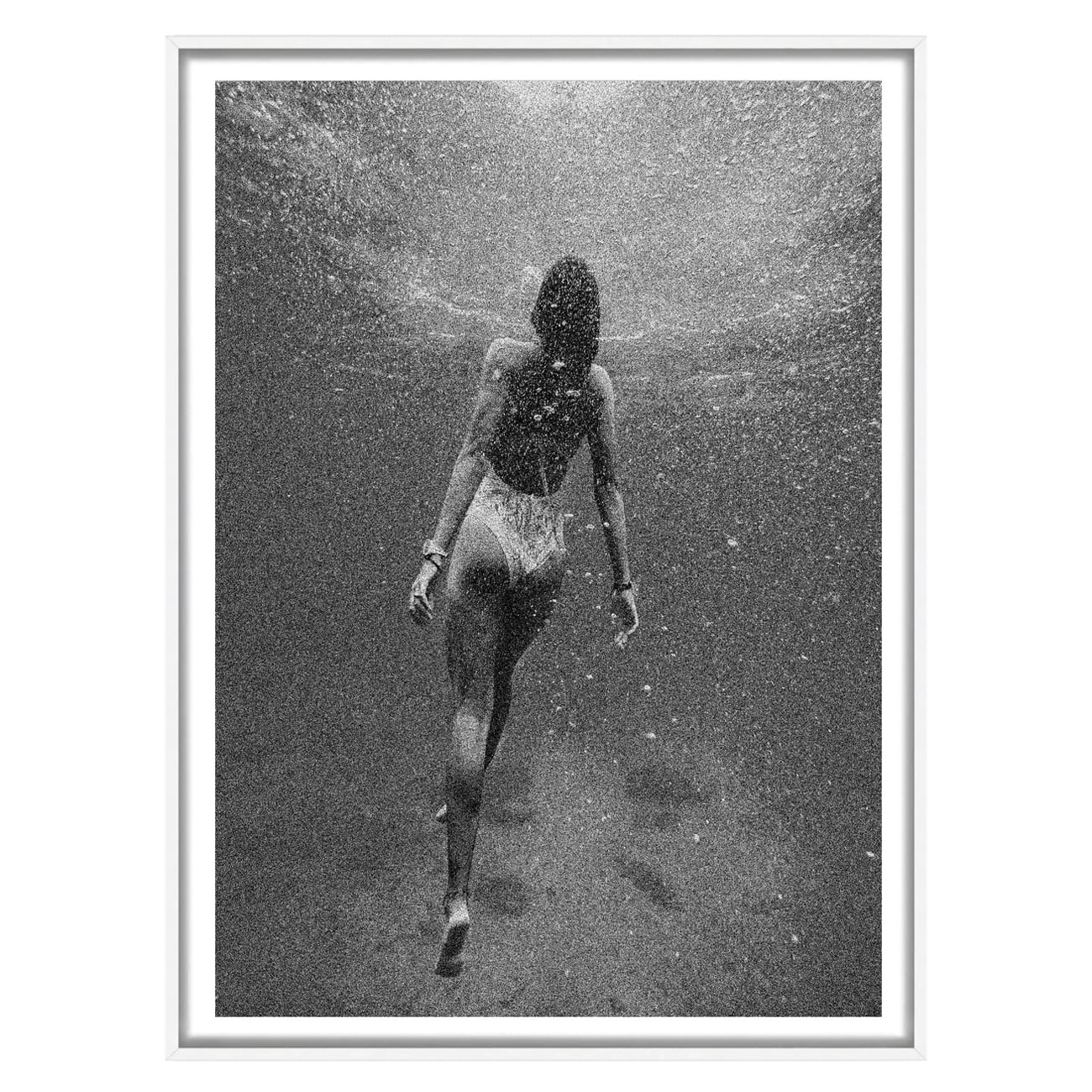 Under the Noise Framed Paper Print Wall Art