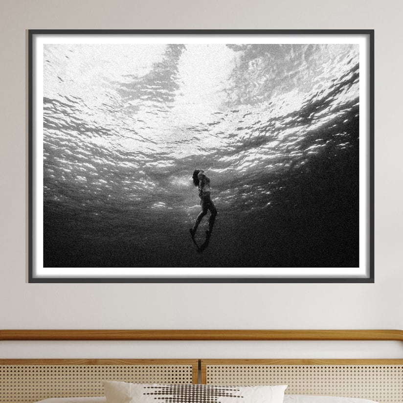 Into the Light Framed Paper Print Wall Art