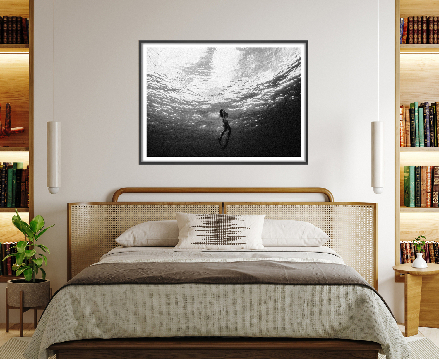 Into the Light Framed Paper Print Wall Art