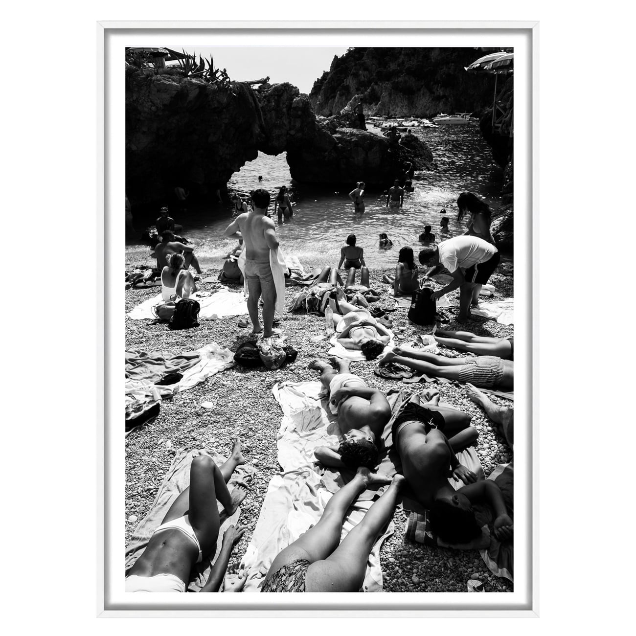 Sorrento Vibe Framed Paper Print Wall Art