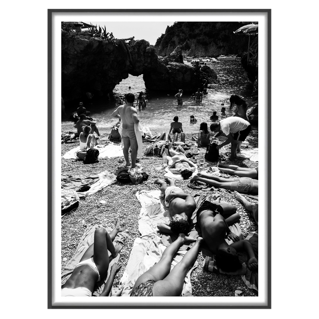 Sorrento Vibe Framed Paper Print Wall Art