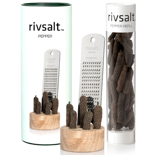 Rivsalt Javanese Long Peppercorn with Stand & Grater