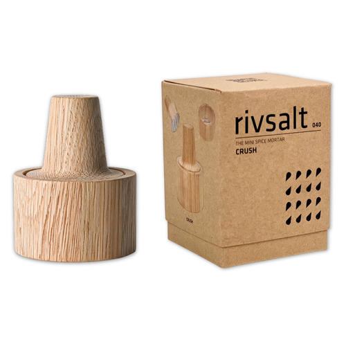 Moore Oak Wood Spice Mortar & Pestle
