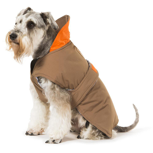 Hamish McBeth Brown & Orange All Weather Dog Coat | Temple & Webster