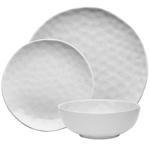 Ecology Ecology Speckle Milk Stone Dinner Set 12 Piece Temple & ster