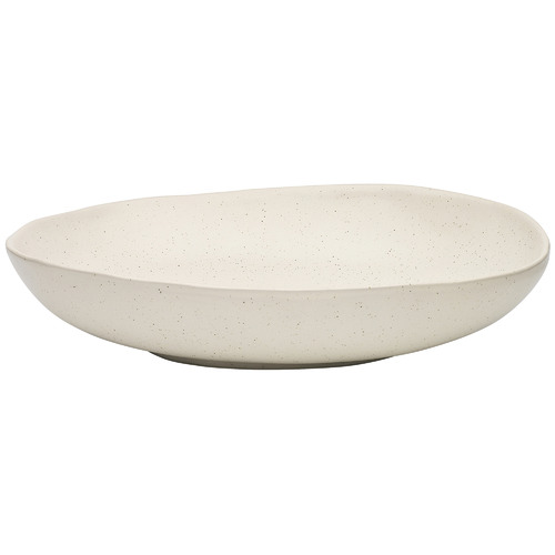 Cream Ottawa Calico 28cm Stoneware Shallow Bowl