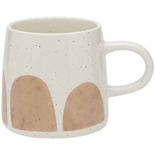 White & Pink Nomad 340ml Stoneware Mug