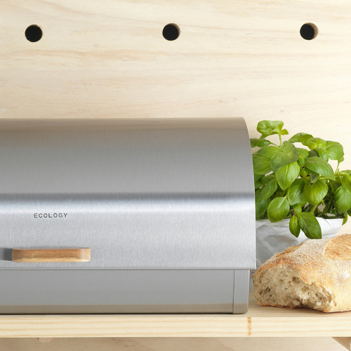 Provisions Wood & Metal Bread Bin