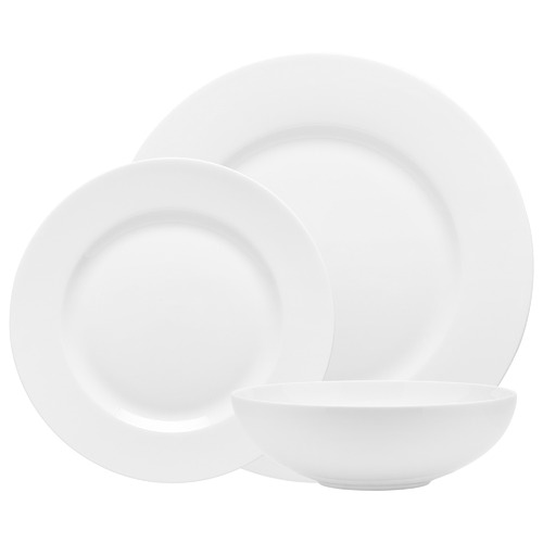 Ecology 12 Piece Canvas Rimmed Dinner Set Temple & ster