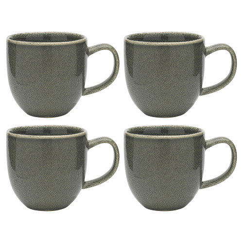 Dwell Moss 300ml Stoneware Mugs